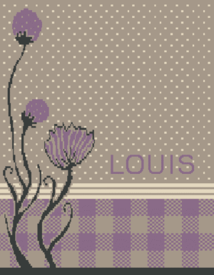 Growing Flower - violett