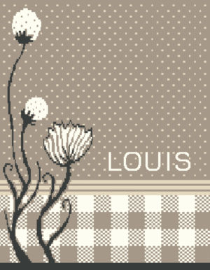 Growing Flower - weiss