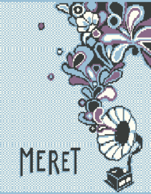Catchy Record - hellblau-violett